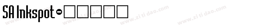 SA Inkspot字体转换